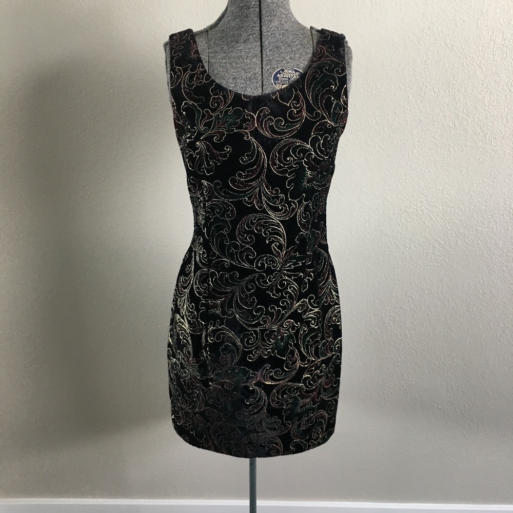 (DONATED) JESSICA MCCLINTOCK Mini Velvet Dress